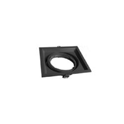 EMBUTIDO CARDANICO METAL NEGRO 1 LUZ AR111 