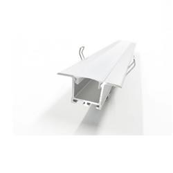 PERFIL EMBUTIR BLANCO 1MT DIFUSOR OPAL (PARA EMBUT
