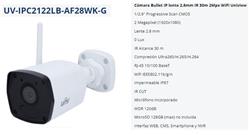 CAMARA BULLET IP WIFI 2MPX IR 30M IP67 DWDR LENTE 2,8MM