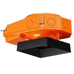 HOUSING BETON RECEDIDO CUADRADO NEGRO Ø97MM