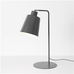 LAMPARA DE MESA PANTALLA MOVIBLE GRIS HIERRO E27
