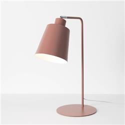 LAMPARA DE MESA PANTALLA MOVIBLE ROSA VIEJO E27
