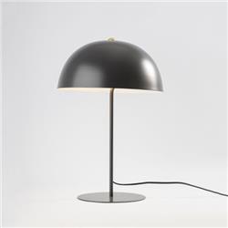 LAMPARA DE MESA PANTALLA HONGO GRIS HIERRO E27
