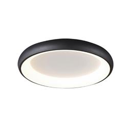 PLAFON GAZA S NEGRO 40CM DIAMETRO LED 25W 3000K