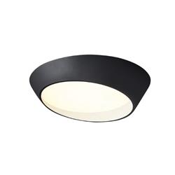 PLAFON ARCILA M NEGRO 50CM DIAMETRO LED 72W 3000K