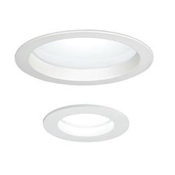 EMBUTIDO TECHO KEVIN BLANCO 14CM DIAMETRO 7W 3000K 650LM IP40