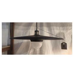 COLGANTE TERRA MADERA KIRI 50CM DIAMETRO 1 LUZ E27