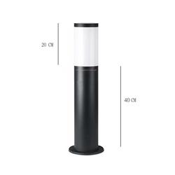 MINI FAROLA MF-60/20 NEGRA ALTURA TOTAL 60CM IP54 E27