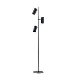 LAMPARA DE PIE GARGOLA TRIPLE NEGRO 3 LUCES E27 160CM ALTURA