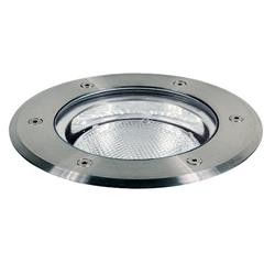 EMBUTIDO PISO ICON ACERO AR111 IP65 Ø180MM (PERFORACION Ø150MM)