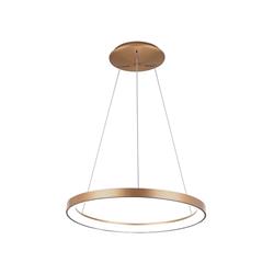 COLGANTE LED ALASKA 9 BRUSH GOLD 48W DIMERIZABLE 3000K