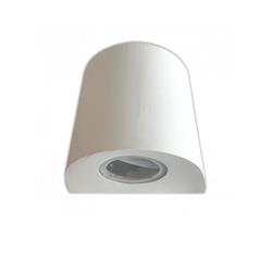 APLIQUE 1720 ALUMINIO BLANCO UNIDIRECCIONAL E27 IP43 