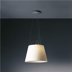 COLGANTE TOLOMEO MEGA SUSPENSION CON PANTALLA PERGAMINO 52CM DIAMETRO E27