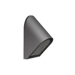 APLIQUE PARED EQUI GRIS GRAFITO 79º 3W 3000K 137LM DIM TRIAC IP66