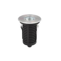 EMBUTIDO PISO UP 7 ACERO LED 7W 560LM 3000K 25° IP67 24V 86MM X 125MM