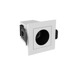 EMBUTIDO TROU 1 LED BLANCO DIMERIZABLE 24º 2W 3000K 160LM IP20