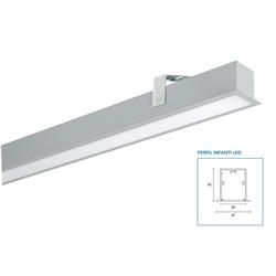 EMBUTIDO INFANTI LED CON DIFUSOR ACRILICO 32W 3000K 5500LM