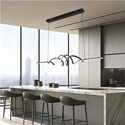 COLGANTE LED CONTINGENTE NEGRO 40W 220V