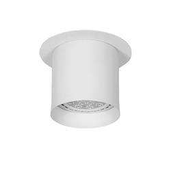 PLAFON INTERIOR 513 CHAPA DE HIERRO BLANCO AR111
