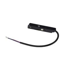 ALIMENTADOR EXTREMO PARA RIEL MAGNETICO MR5 NEGRO IP20