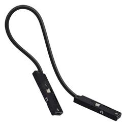 CONDUCTOR UNIÓN CURVA 45 MR5 PARA RIEL MAGNETICO MR5 NEGRO IP20