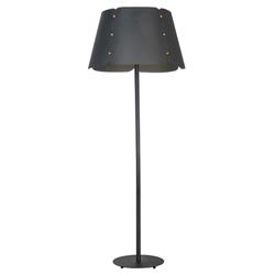LAMPARA DE PIE 5352/B GAJOS NEGRA DESARMABLE E27