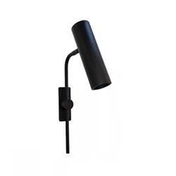 APLIQUE FRAN NEGRO PARA COLOCAR EN BOCA GU10 420MM DE ALTO 