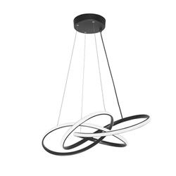 COLGANTE LED DESIREE NEGRO 56W 3000K Ø60CM