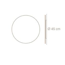 APLIQUE/PLAFÓN ECLIPSE 45 MADERA ROBLE KAISENBEG LED 13W 2700K 810LM