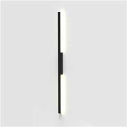 APLIQUE/PLAFON TOKIO 150 SIMETRICO NEGRO SEMIMATE LED 25.2W 4000LM 3000K  5CM X 150CM