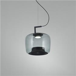 COLGANTE VIDRIO VERDE 10W 3000K 