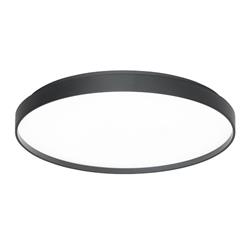 PLAFON YORK NEGRO 45W CCT 2700K CRI85 48CM DIAMETRO (SIN CONTROL REMOTO)