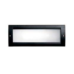 EMBUTIDO PARED MURO I NEGRO 1 LUZ E27 IP67
