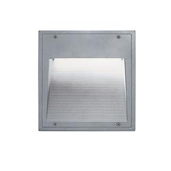 EMBUTIDO PARED MURO IV ALUMINIO 9W 3000K 810LM IP54