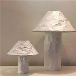 LAMPARA DE MESA INGO DE APOYO MINI PAPEL TYVEK ARRUGADO