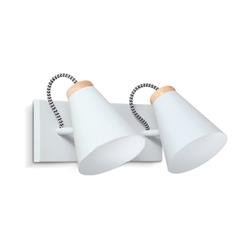 APLIQUE 8150 NORDIK BLANCO 2L E27 CON MOVIMIENTO