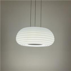 COLGANTE AUSTER PVC ROTOMOLDEADO BLANCO LED 23W 3000K IP20