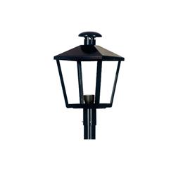 CABEZAL FAROL 44/F HIERRO NEGRO PARA CAÑO 57MM E27 IP23