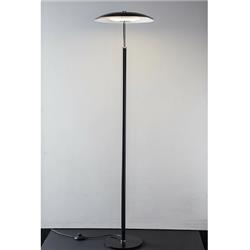 LAMPARA DE PIE AMANDA WELS P NEGRA CON DIFUSOR ACRILICO G9