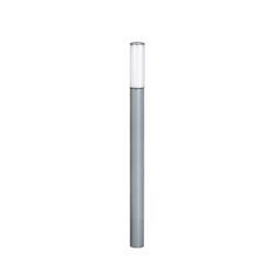 FAROLA BOLLARD III NEGRA ACRILICO OPAL E40 IP65 250CM X 15CM