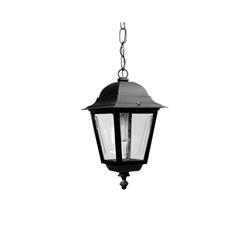 COLGANTE FAROL SIENA II NEGRO 1 LUZ E27 IP43