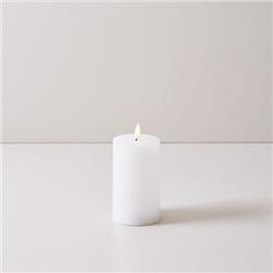 VELA LED 12,5 WHITE S 7,50CM DIAMETRO X 12,50CM ALTO - NO INCLUYE BATERIAS (USA 2 PILAS AA)