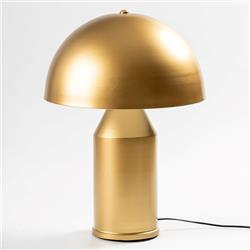 LAMPARA DE MESA HONGO DORADO E27