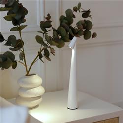 LAMPARA DE MESA MILAN BLANCA