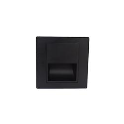 EMBUTIDO PARED LUMUS NEGRO 90º 1.5W 3000K 120LM IP20 220V