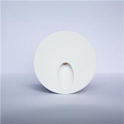 EMBUTIDO PARED ZENIT R BLANCO 1W 3000K 90° 80LM IP65 220V