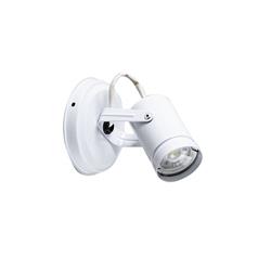 APLIQUE TILCARA NEGRO 1LUZ BASE REDONDA GU10
