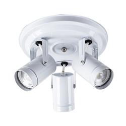 PLAFON TILCARA NEGRO 3LUCES MOVIL BASE REDONDA GU10