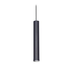 COLGANTE TUBO ECO CANALS NEGRO 1LUZ GU10