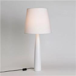 LAMPARA DE MESA MALVA PANTALLA BLANCA E27